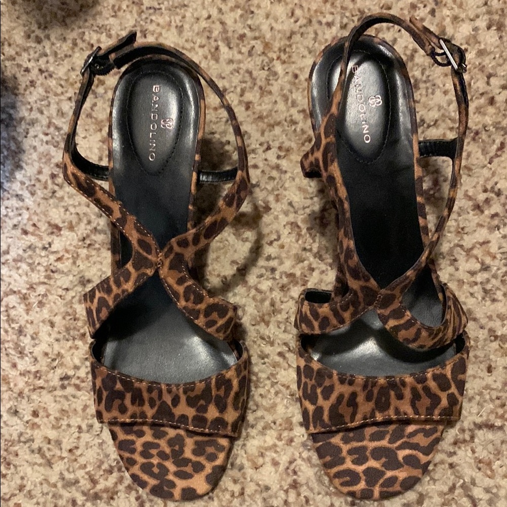 Bandolino Women's Leopard Print Sandals